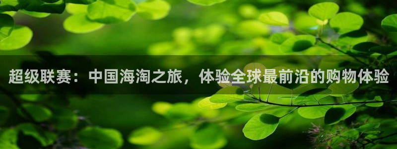 超级联赛：中国海淘之旅，体验全球最前沿的购物体验