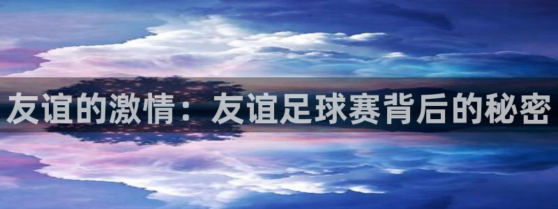 悟空体育集团：友谊的激情：友谊足球赛背后的秘密